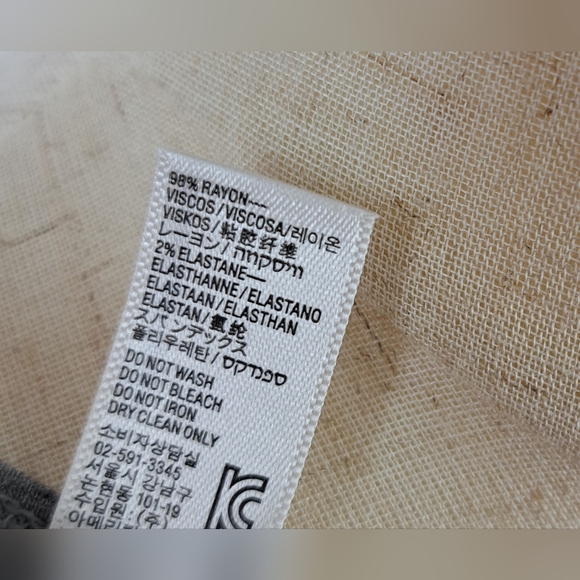 American Apparel Women's Dress Above Knee Mini Skirt Deep V XS *MINT CONDITION* - Picture 12 of 13